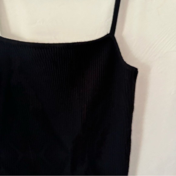 House of Harlow 1960 Black Ribbed Mini Dress - Picture 4 of 10